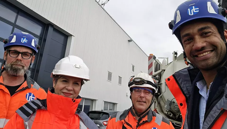 Mardi 15 avril 2025 : visite d'un chantier d’entretien de séparateurs d’hydrocarbures chez Keos by autosphere, concessionnaire Renault à Reims. L'occasion de sensibiliser sur les risques ADR.